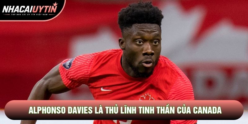 Alphonso Davies là thủ lĩnh tinh thần của Canada